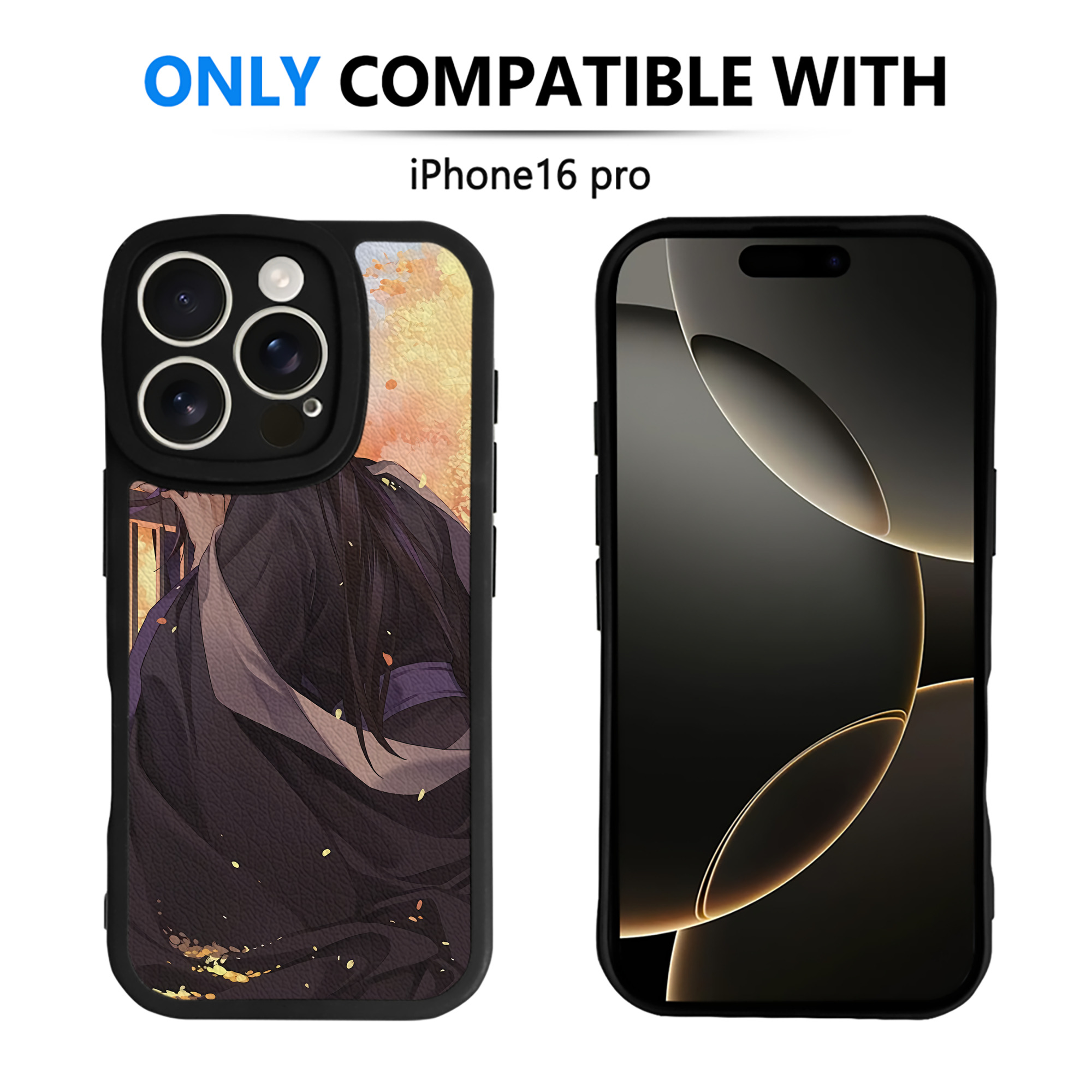 （画像用） 刀剣乱舞 Touken Ranbu 【iPhone 16シリーズ対応】シリコンスマホケース（レザー調） 材質：シリコン
